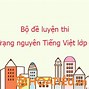 Lịch Thi Trạng Nguyên Tiếng Việt Cấp Trường 2021